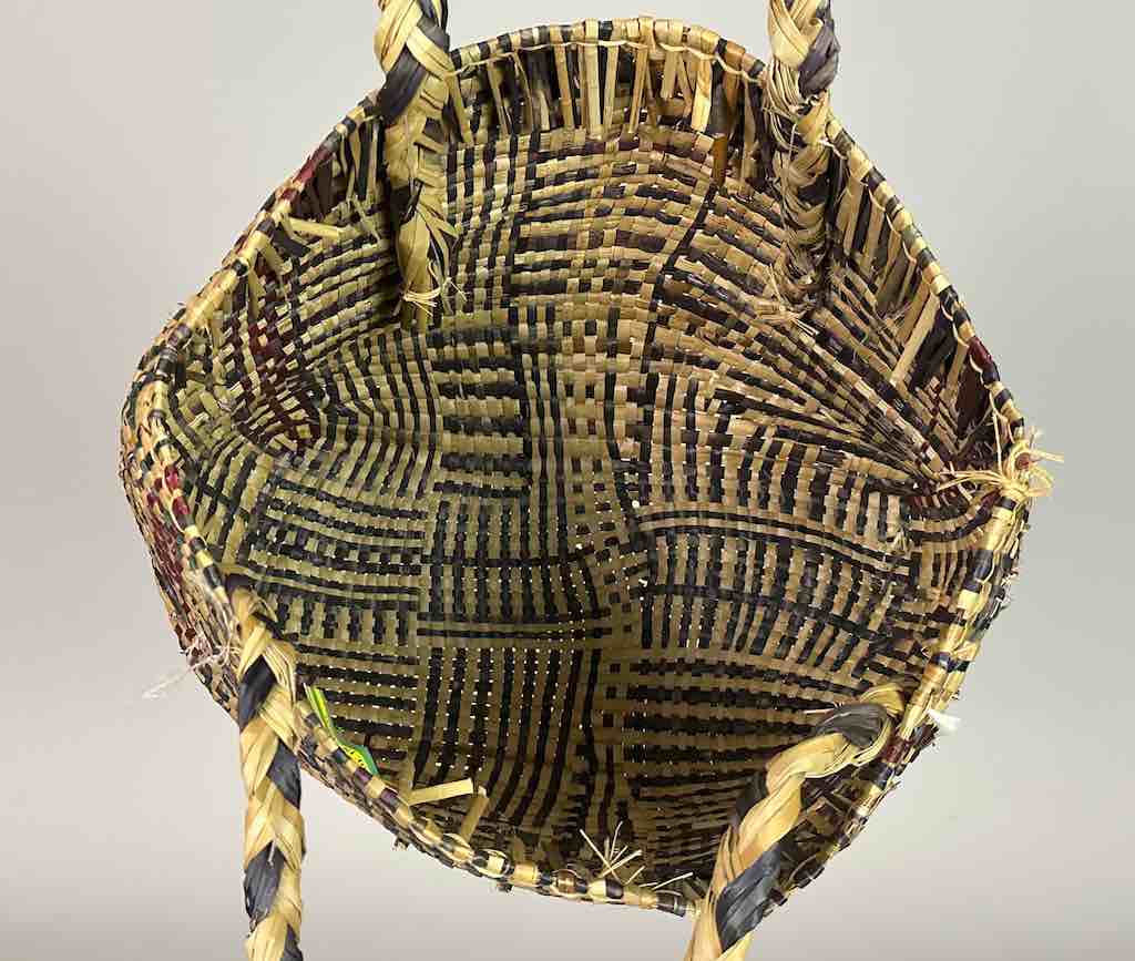 Medium Swampgrass Straw Beach Handbag - Benin