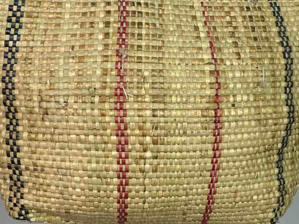 Large Swampgrass Straw Beach Handbag - Benin