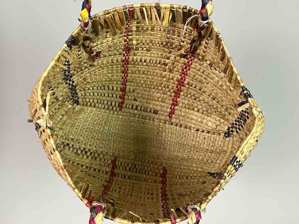 Large Swampgrass Straw Beach Handbag - Benin