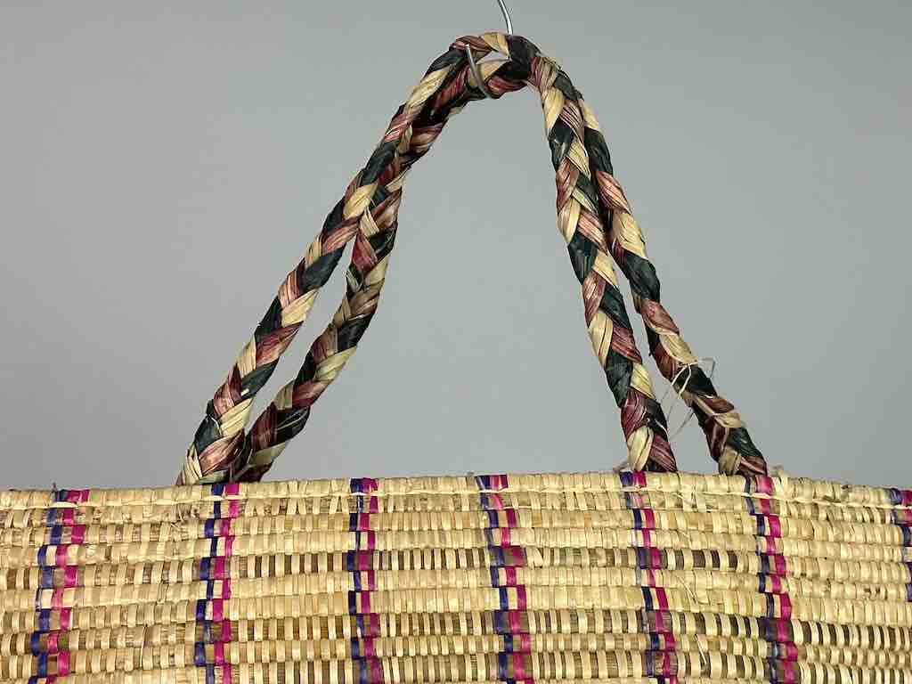 Small Swampgrass Straw Beach Handbag - Benin