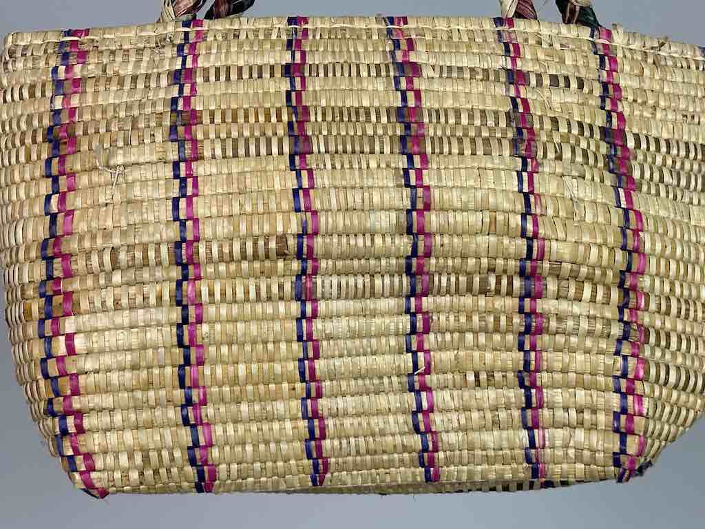 Small Swampgrass Straw Beach Handbag - Benin