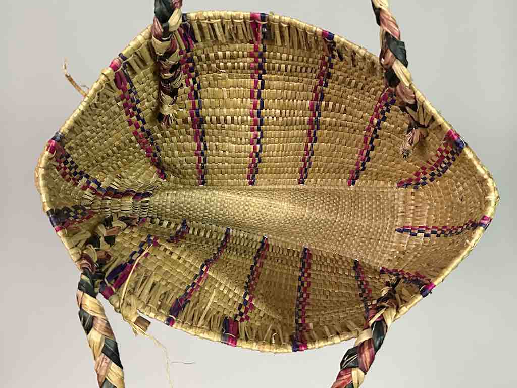 Small Swampgrass Straw Beach Handbag - Benin