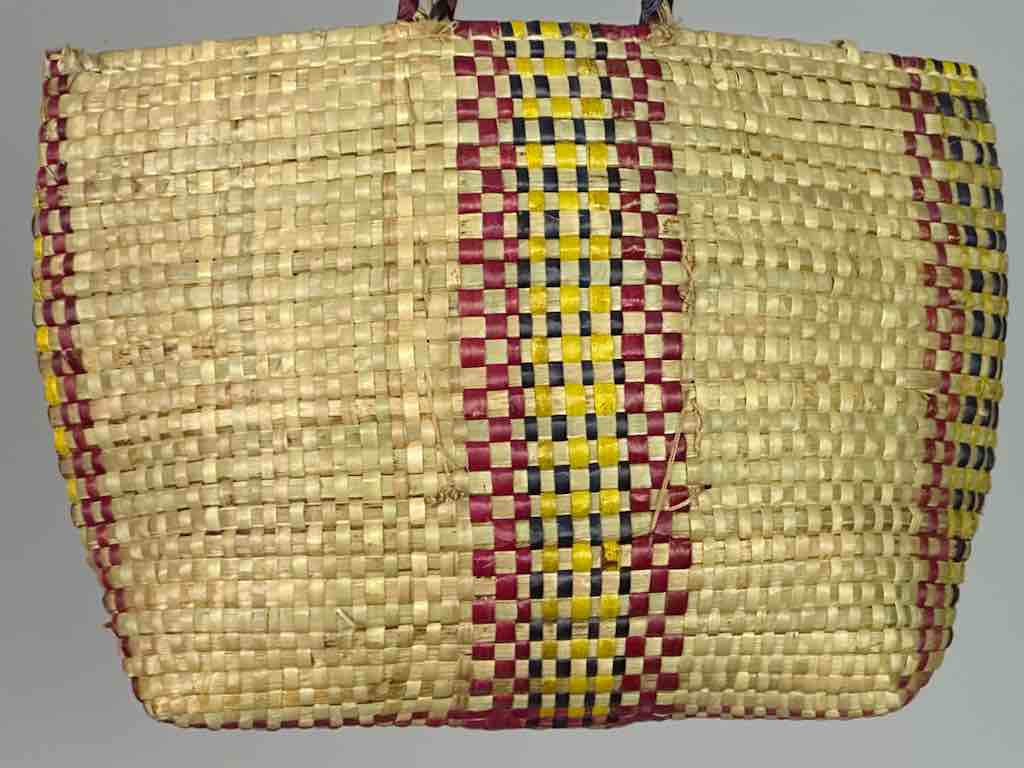 Small Swampgrass Straw Beach Handbag - Benin