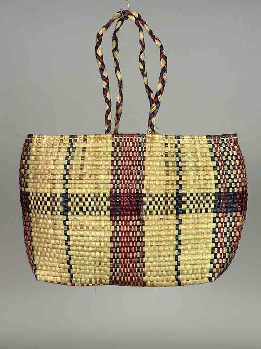 Medium Swampgrass Straw Beach Handbag - Benin