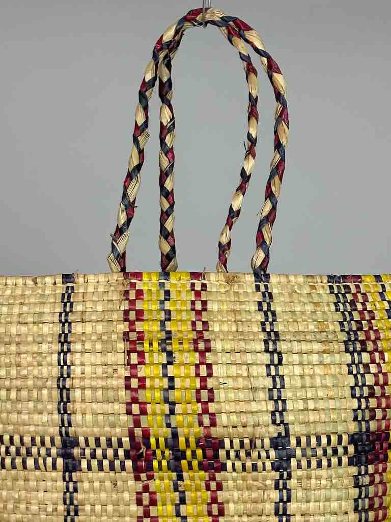 Small Swampgrass Straw Beach Handbag - Benin