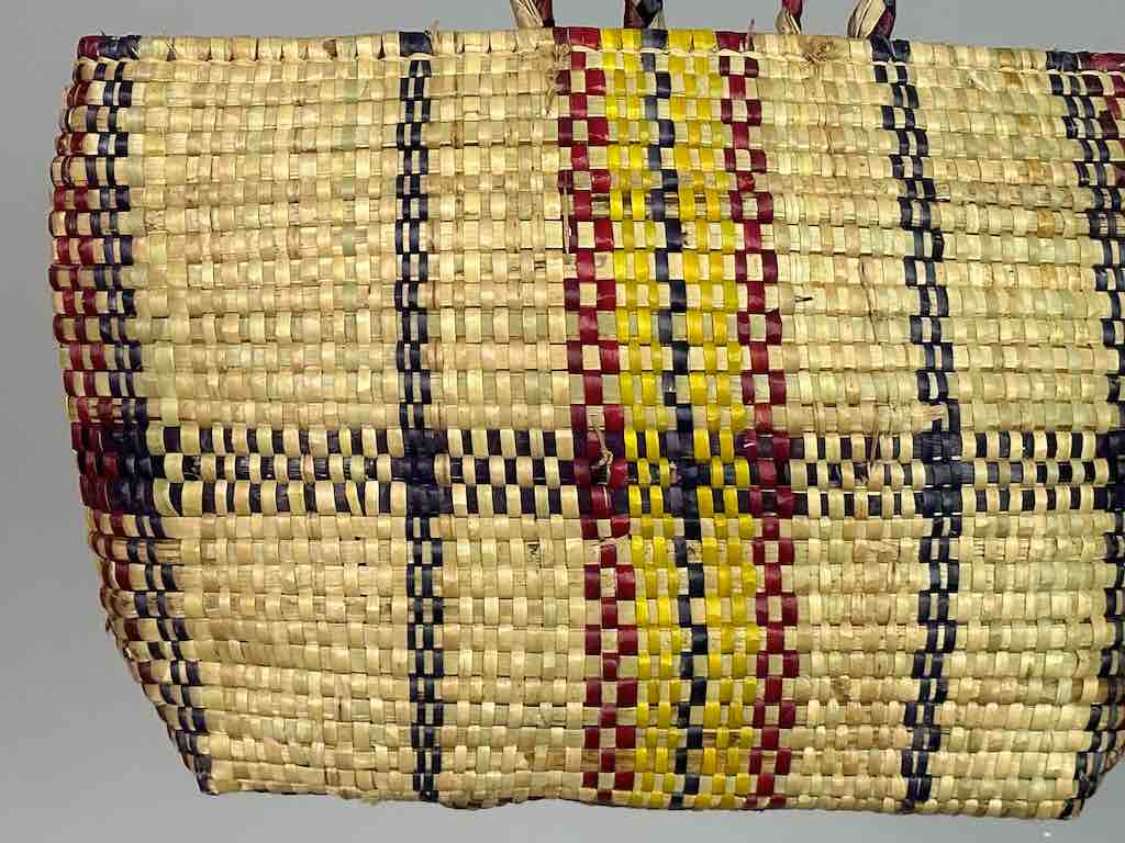 Small Swampgrass Straw Beach Handbag - Benin