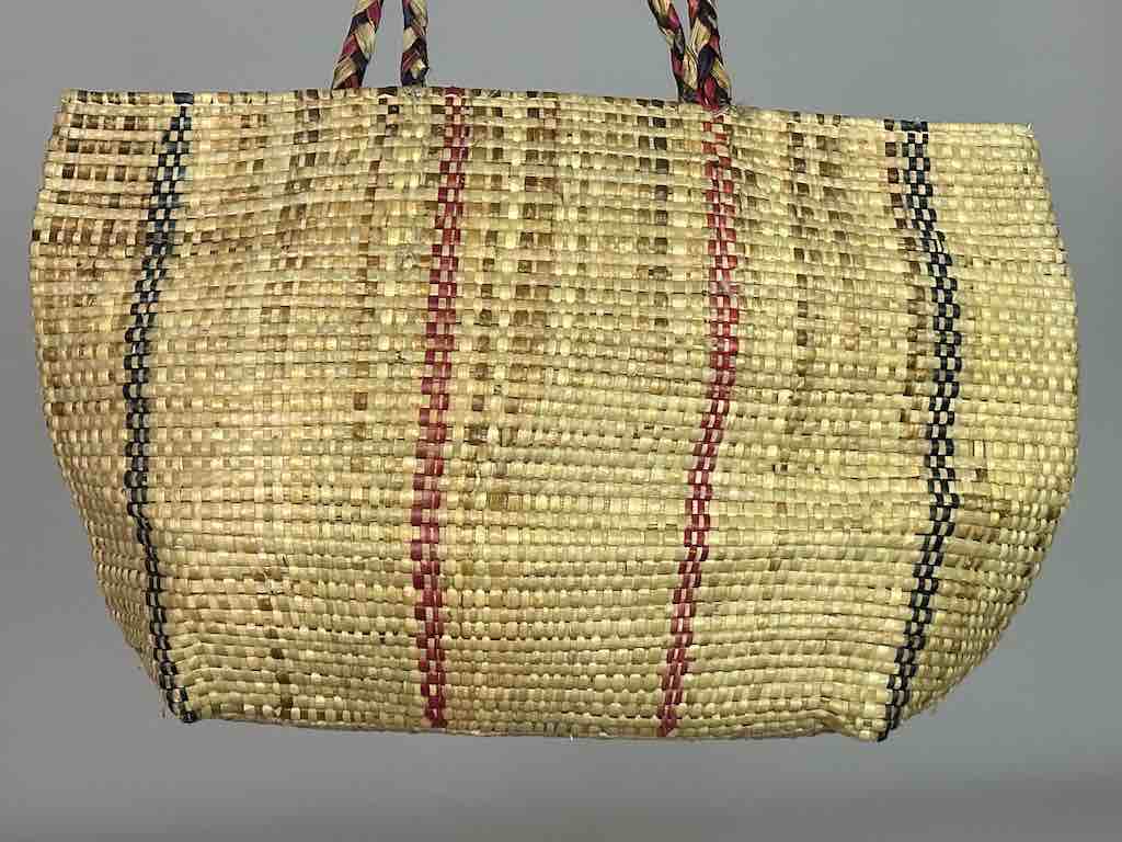 Extra Large Swampgrass Straw Beach Handbag - Benin