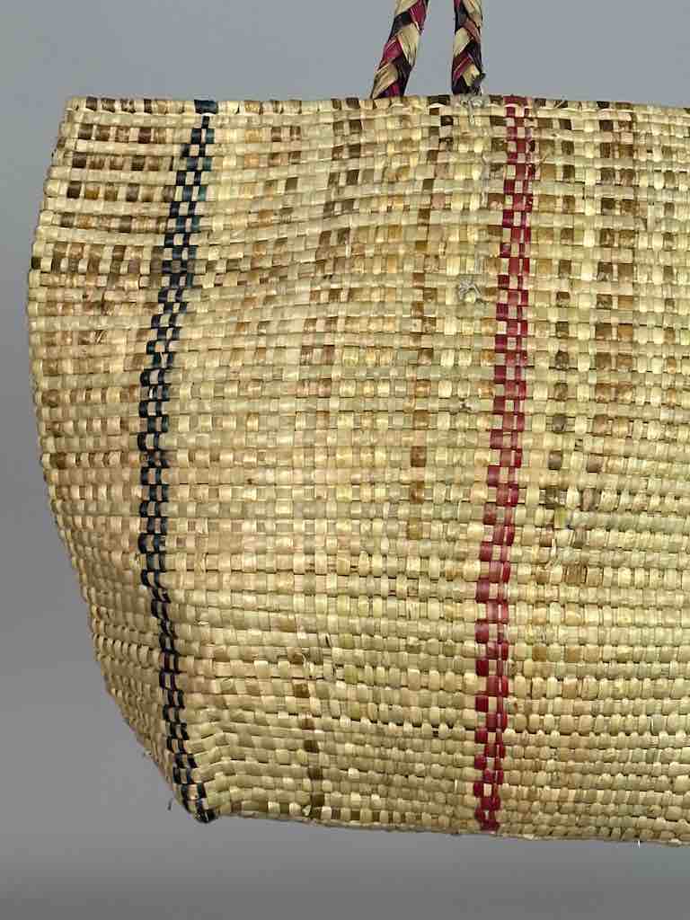 Extra Large Swampgrass Straw Beach Handbag - Benin