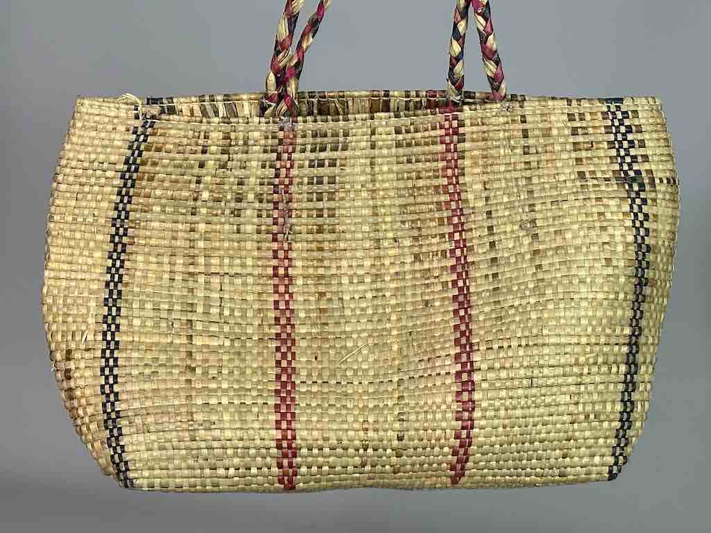 Extra Large Swampgrass Straw Beach Handbag - Benin