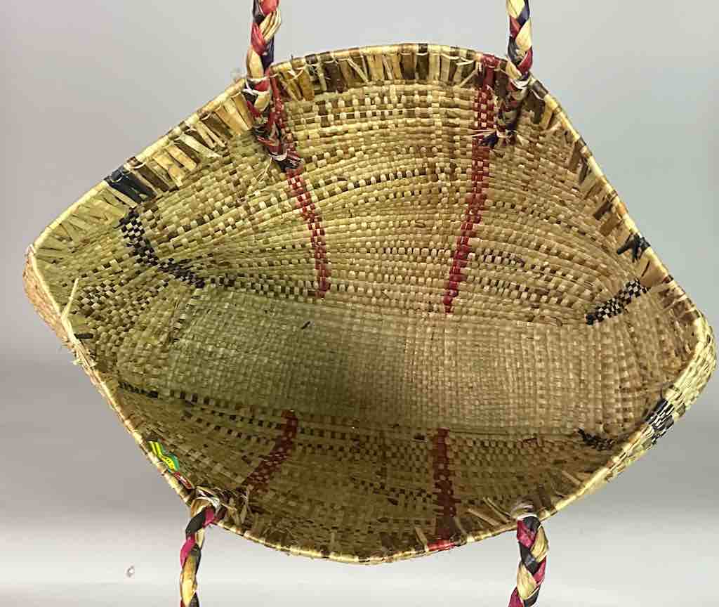 Extra Large Swampgrass Straw Beach Handbag - Benin