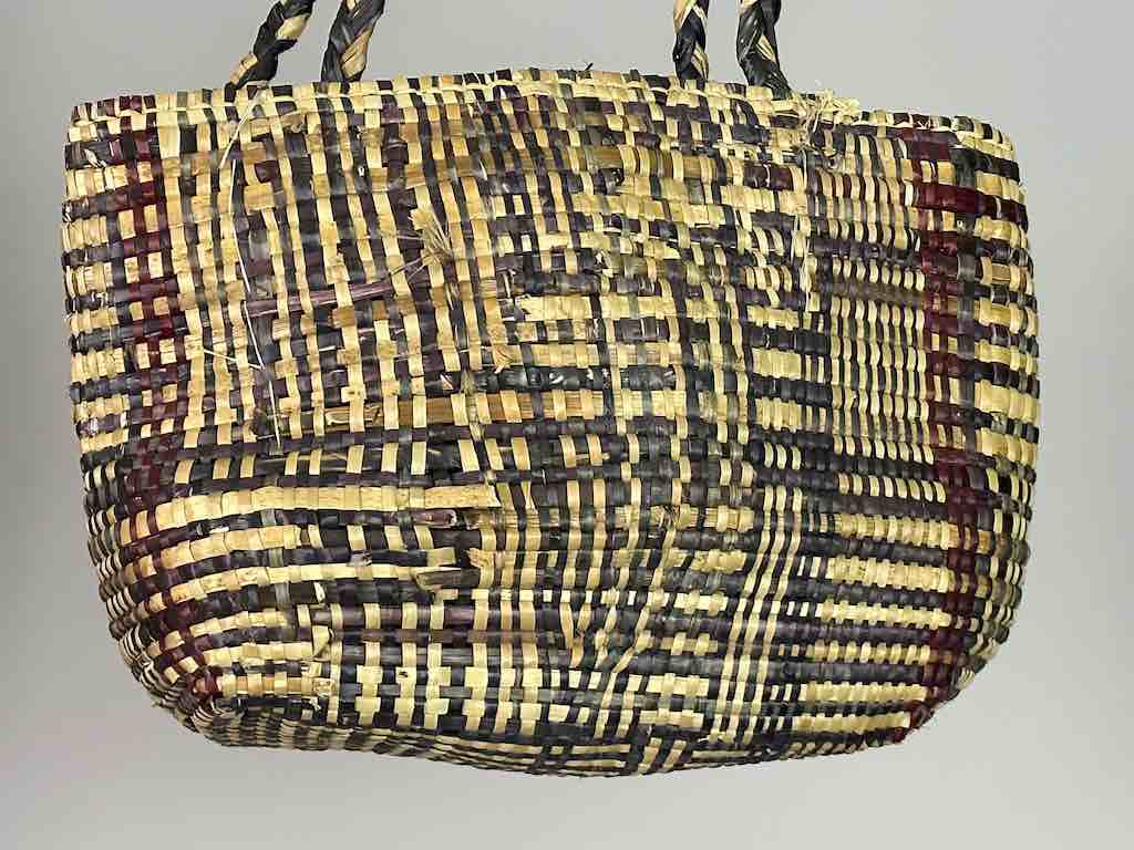 Small Swampgrass Straw Beach Handbag - Benin