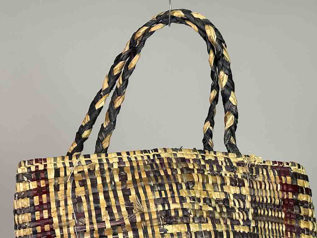 Small Swampgrass Straw Beach Handbag - Benin