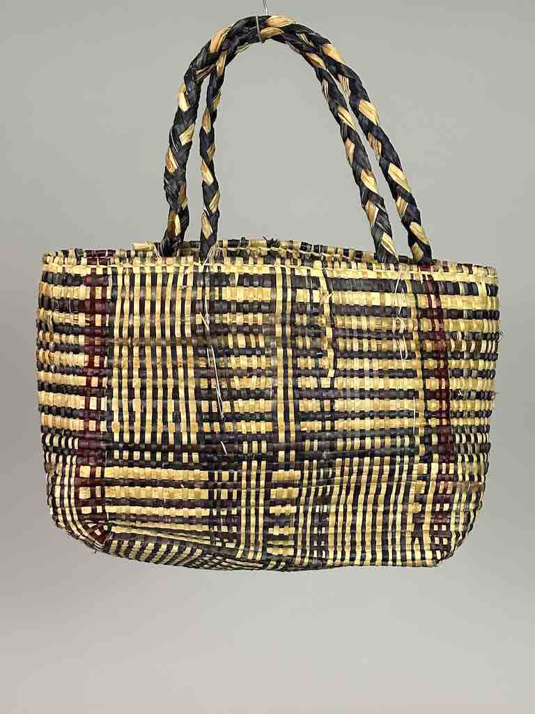 Small Swampgrass Straw Beach Handbag - Benin