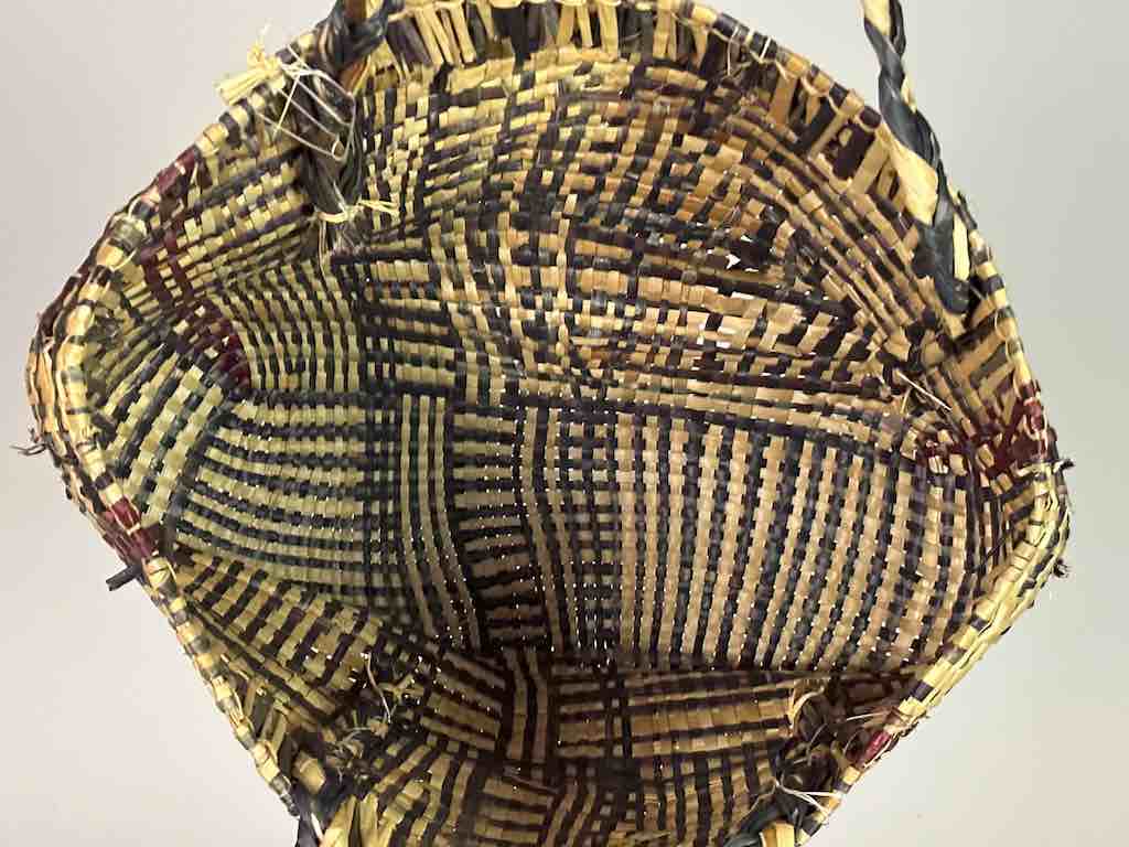 Small Swampgrass Straw Beach Handbag - Benin