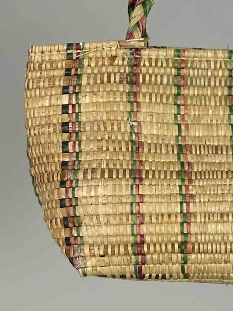 Small Swampgrass Straw Beach Handbag - Benin