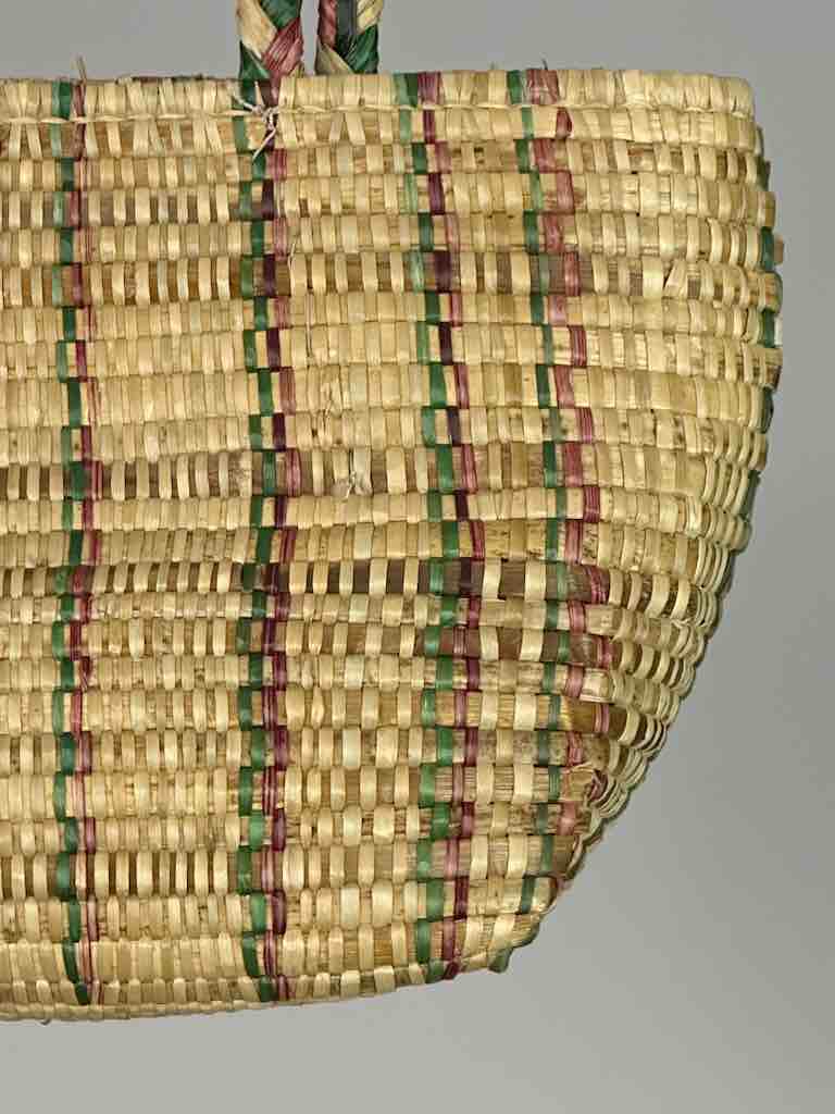 Small Swampgrass Straw Beach Handbag - Benin