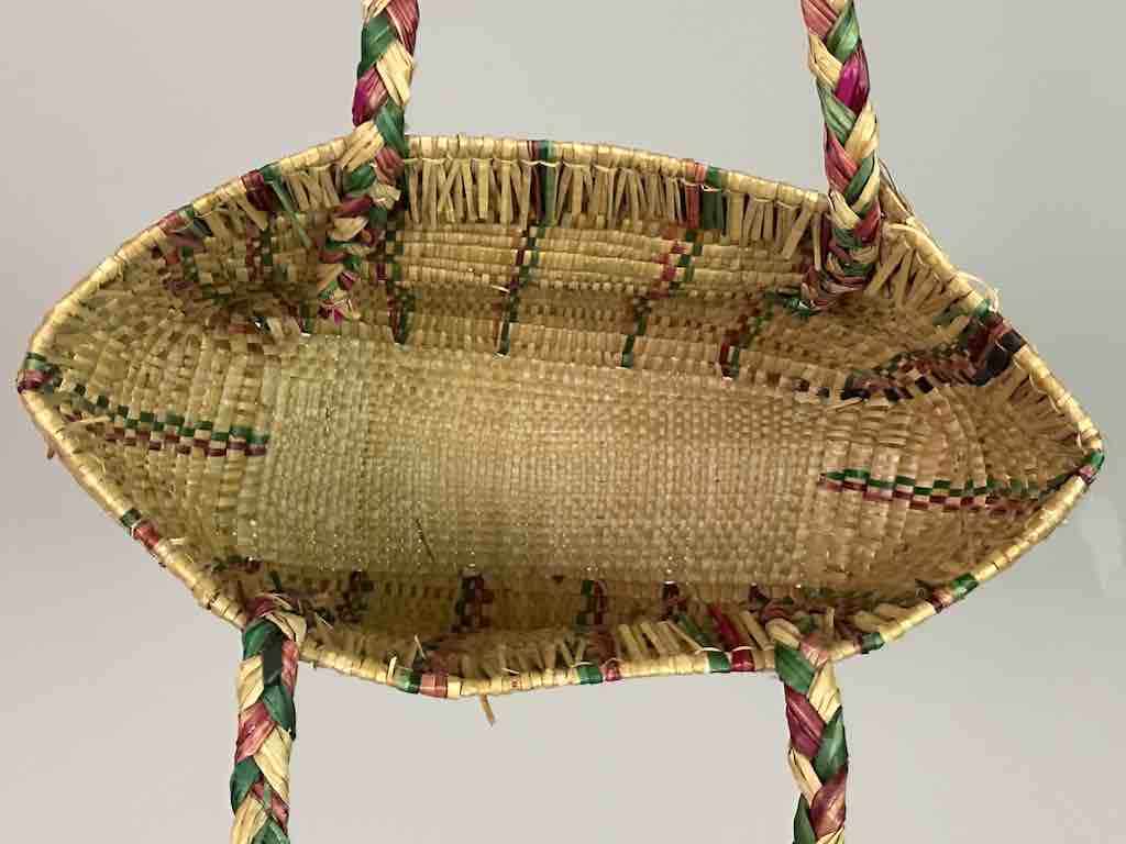 Small Swampgrass Straw Beach Handbag - Benin