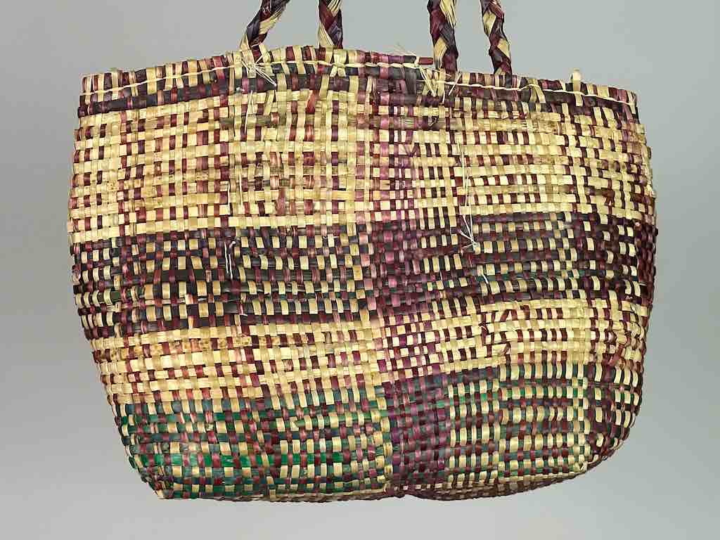 Medium Swampgrass Straw Beach Handbag - Benin