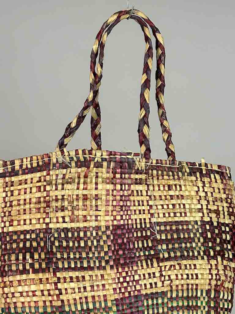 Medium Swampgrass Straw Beach Handbag - Benin