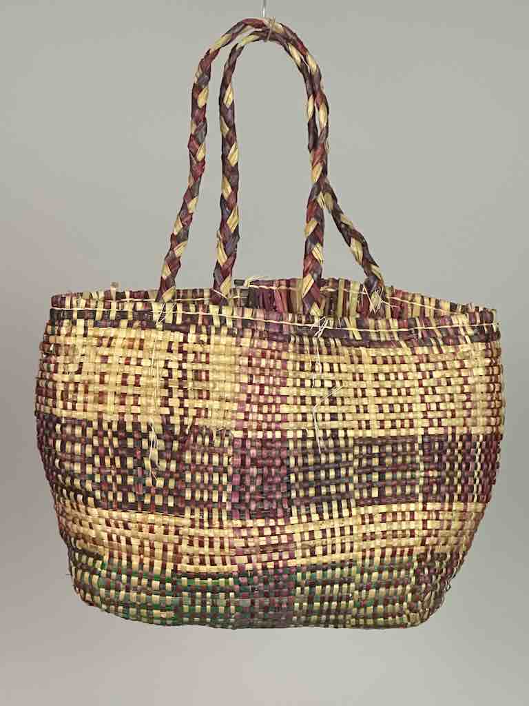 Medium Swampgrass Straw Beach Handbag - Benin