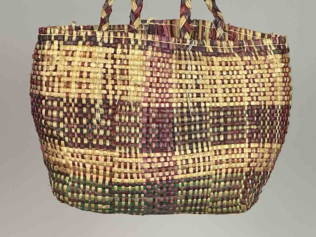 Medium Swampgrass Straw Beach Handbag - Benin