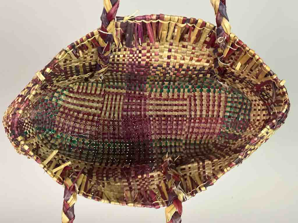 Medium Swampgrass Straw Beach Handbag - Benin