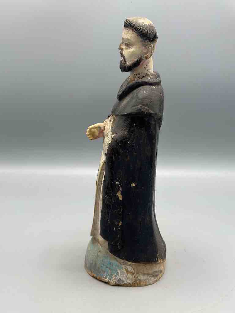 Small Antique Vietnamese Catholic Male Saint Dominic Figure