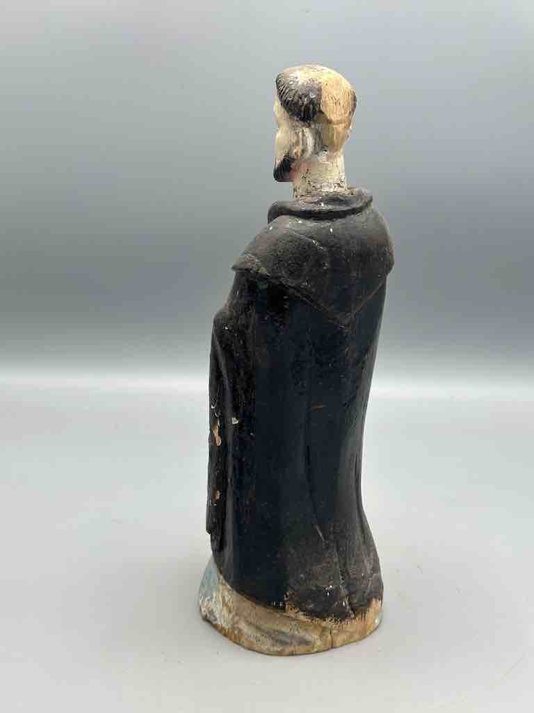 Small Antique Vietnamese Catholic Male Saint Dominic Figure