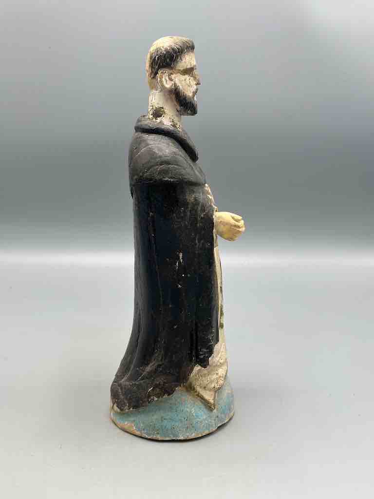 Small Antique Vietnamese Catholic Male Saint Dominic Figure