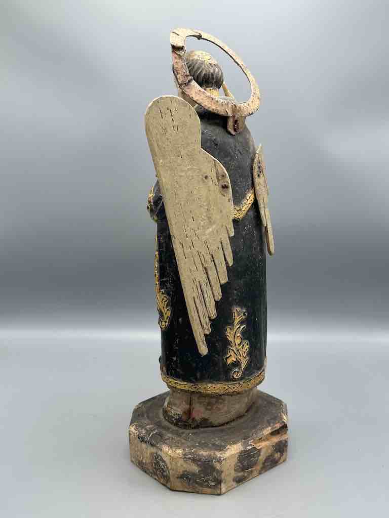 Antique Vietnamese Catholic Male Saint Figure Angel