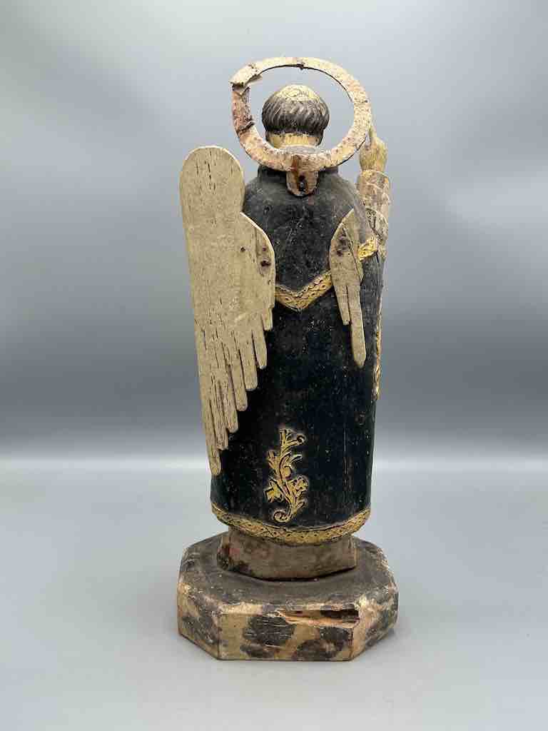 Antique Vietnamese Catholic Male Saint Figure Angel