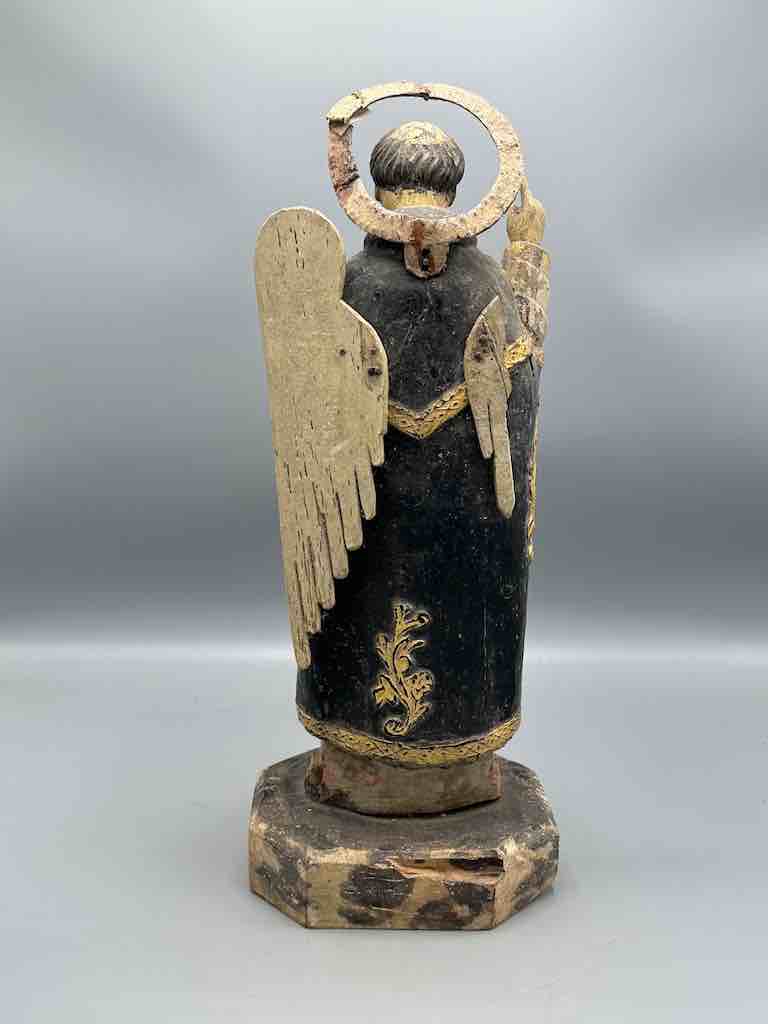 Antique Vietnamese Catholic Male Saint Figure Angel