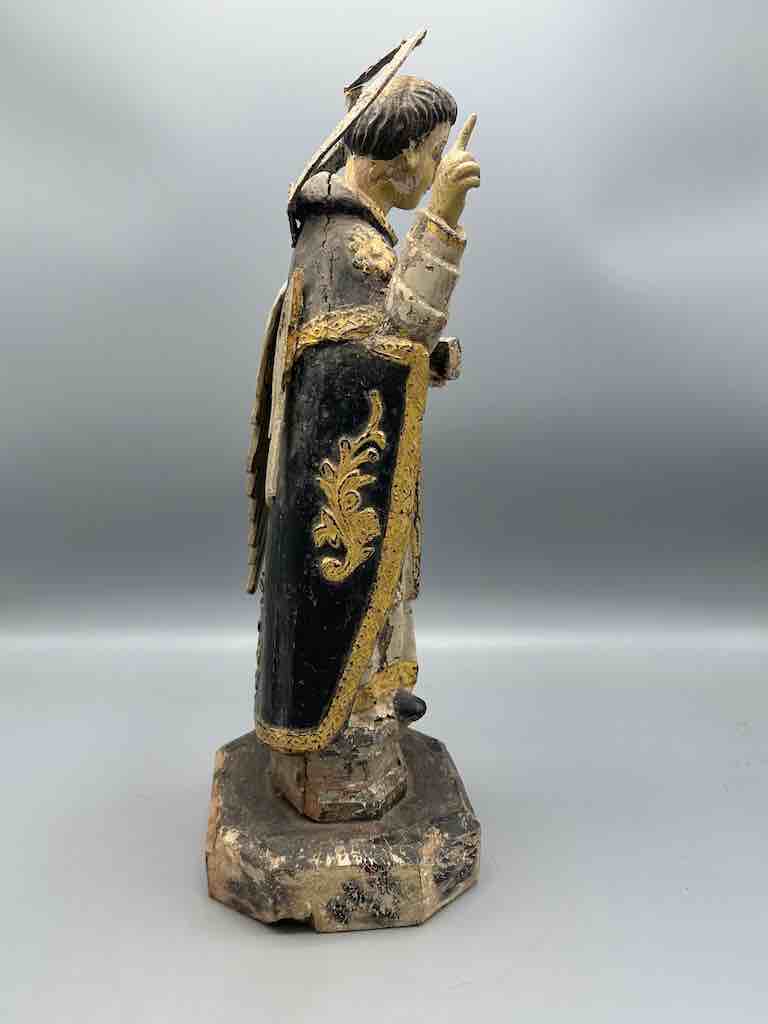 Antique Vietnamese Catholic Male Saint Figure Angel