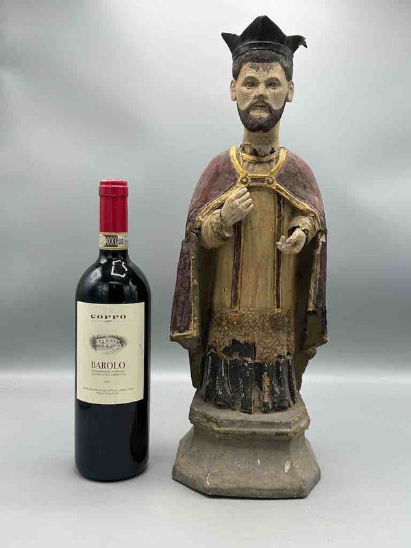 Antique Vietnamese Catholic Male Saint Figure