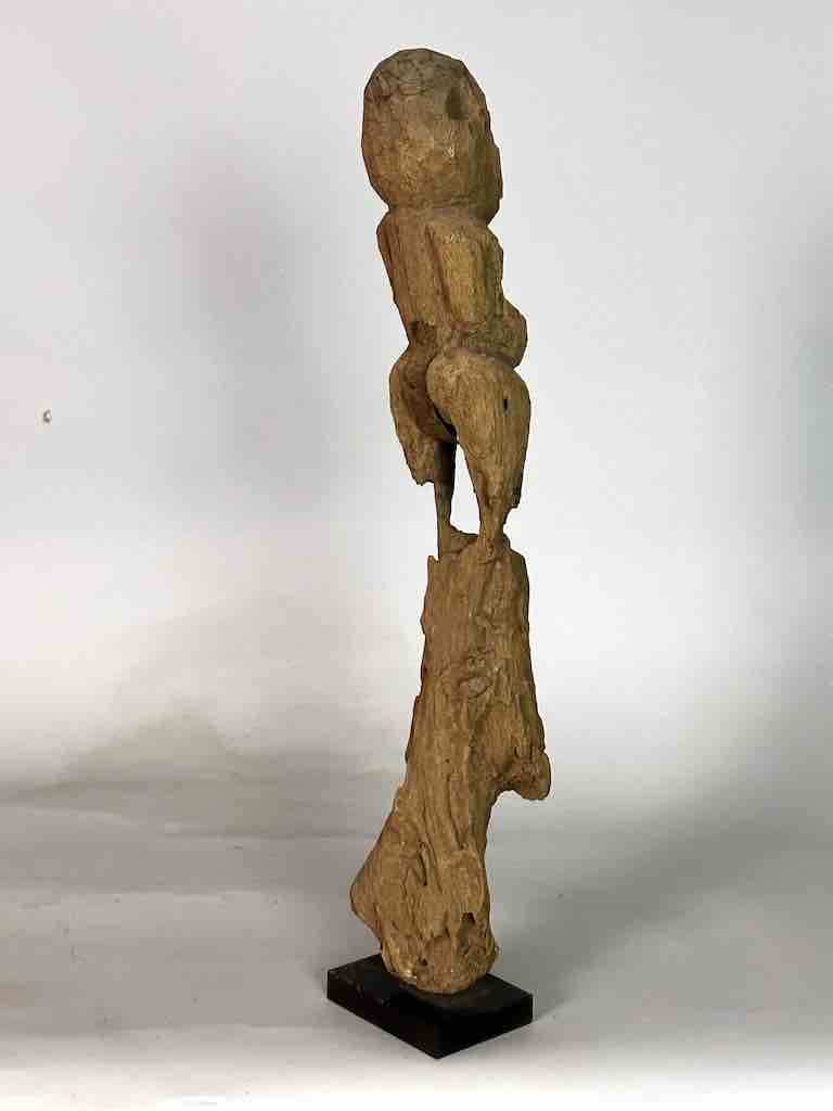 Vintage Fon Female Fertility Fetish Statue | 24" - Benin