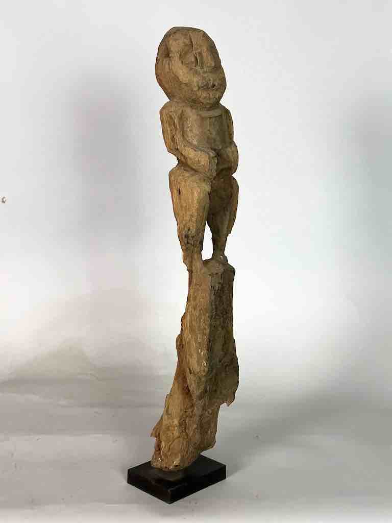 Vintage Fon Female Fertility Fetish Statue | 24" - Benin