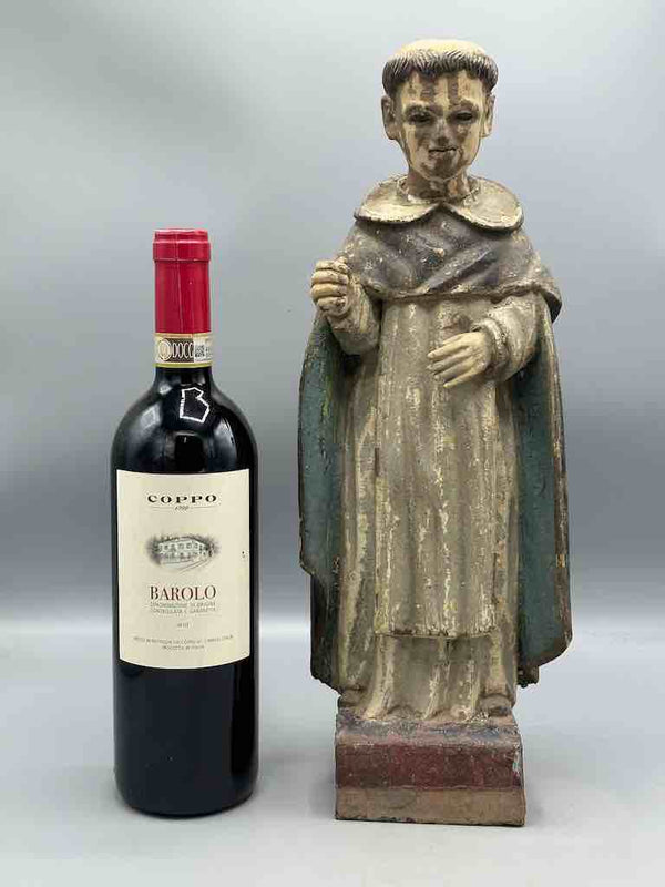 Antique Vietnamese Catholic Male Saint Dominic Figure