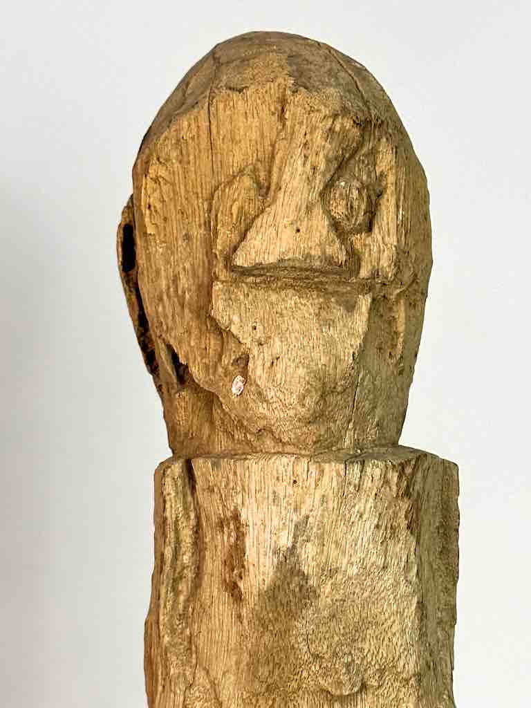 Vintage Fon Male Iron Penis Fertility Fetish Statue | 26" - Benin