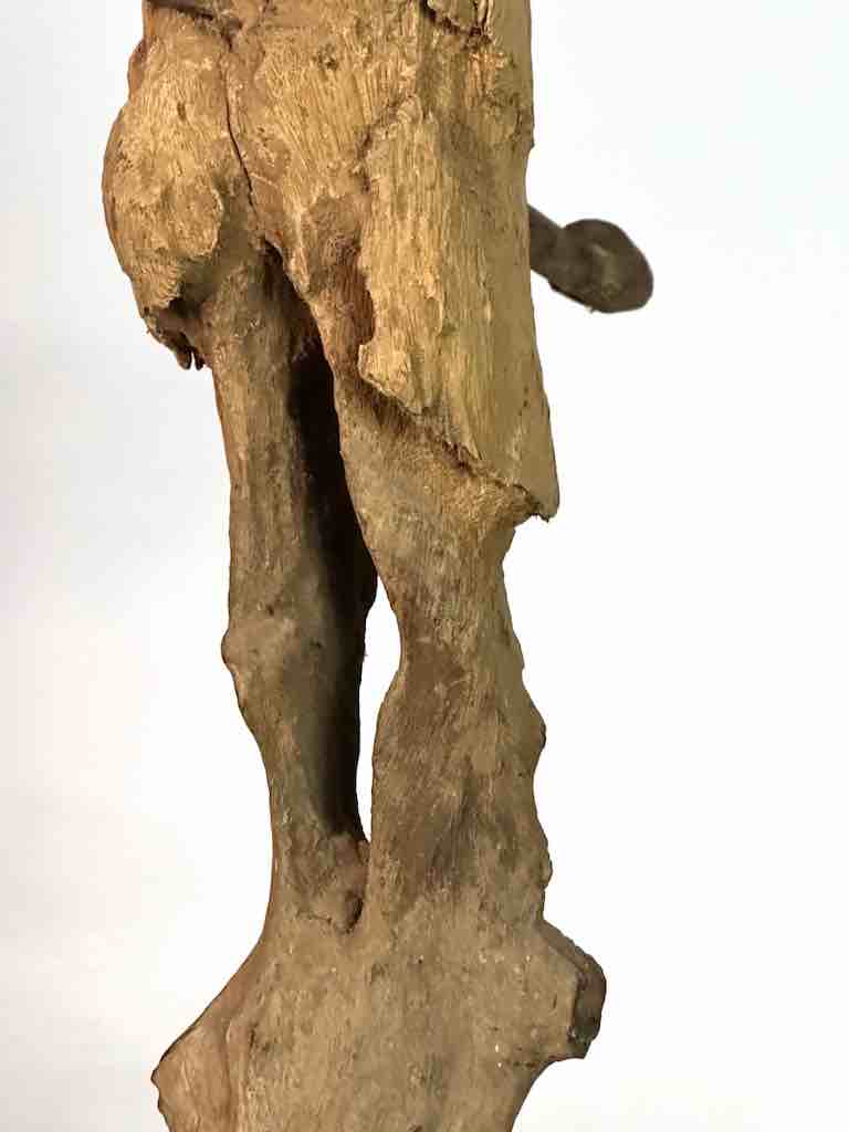 Vintage Fon Male Iron Penis Fertility Fetish Statue | 26" - Benin