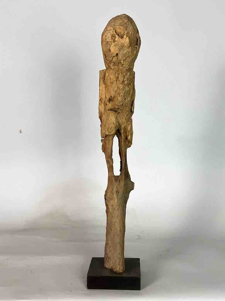 Vintage Fon Male Iron Penis Fertility Fetish Statue | 26" - Benin