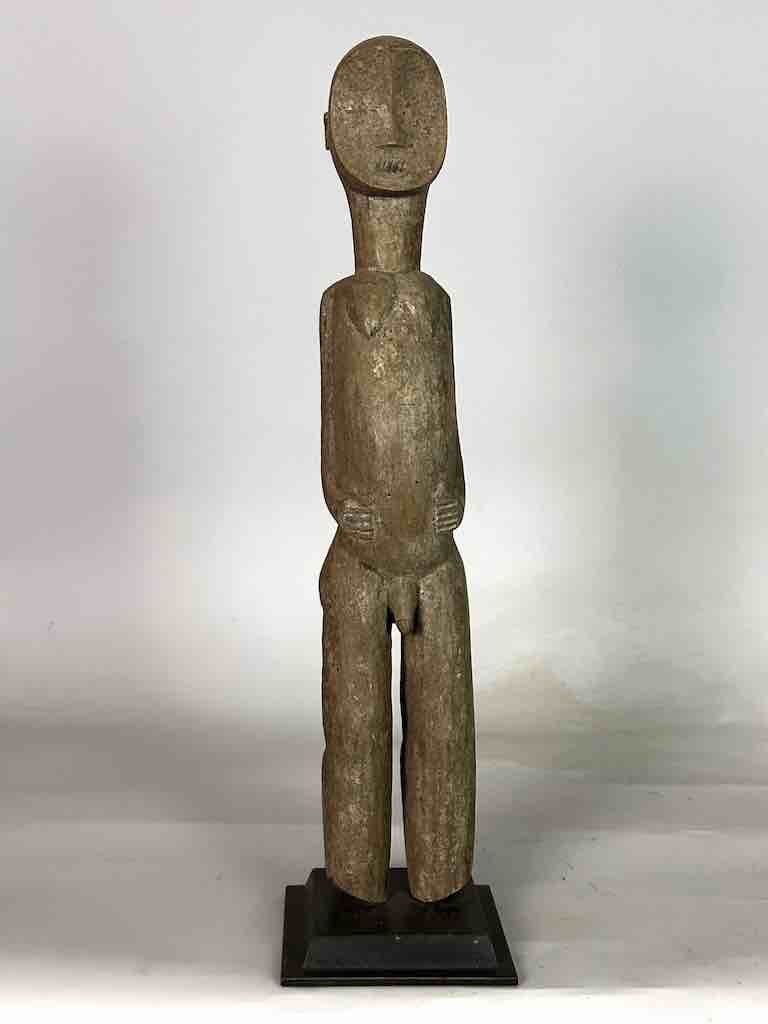 Tall Vintage Afo Male Ancestor Spirit Statue | 29" - Nigeria