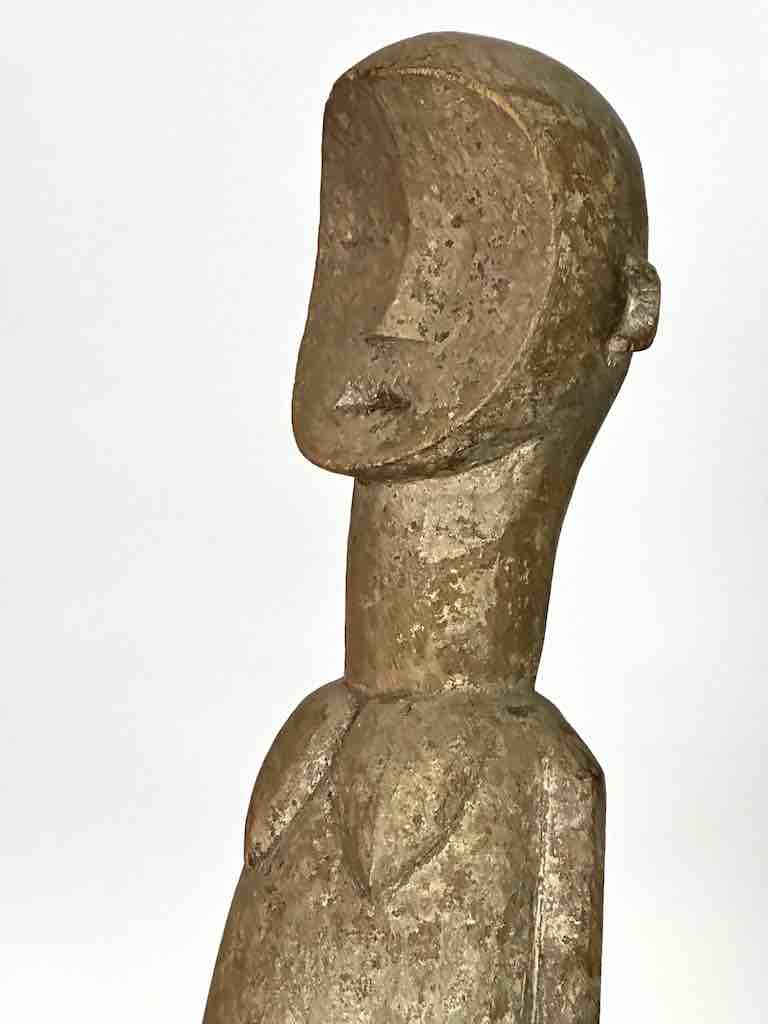 Tall Vintage Afo Male Ancestor Spirit Statue | 29" - Nigeria