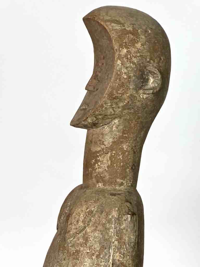 Tall Vintage Afo Male Ancestor Spirit Statue | 29" - Nigeria