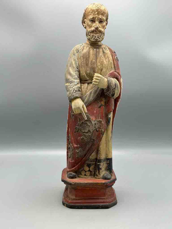 Antique Vietnamese Catholic Male Saint Figure