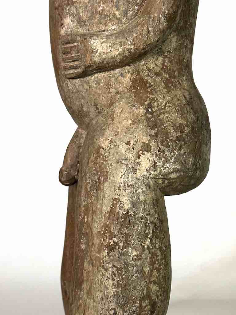 Tall Vintage Afo Male Ancestor Spirit Statue | 29" - Nigeria