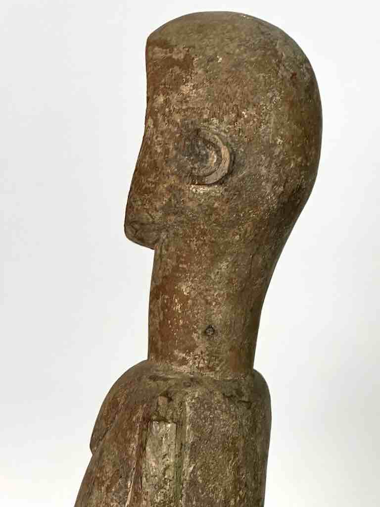 Tall Vintage Afo Male Ancestor Spirit Statue | 29" - Nigeria