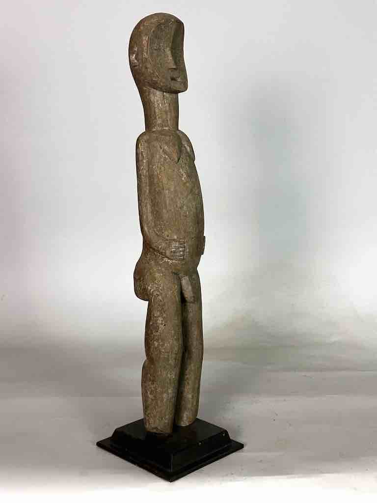 Tall Vintage Afo Male Ancestor Spirit Statue | 29" - Nigeria