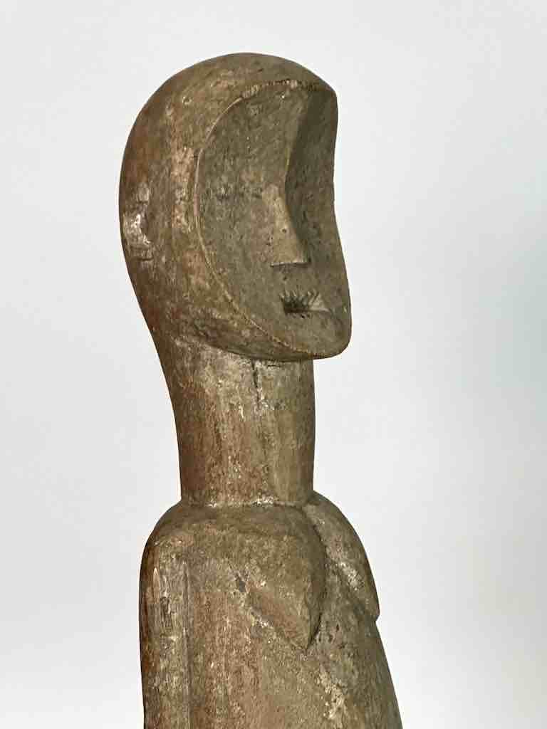 Tall Vintage Afo Male Ancestor Spirit Statue | 29" - Nigeria