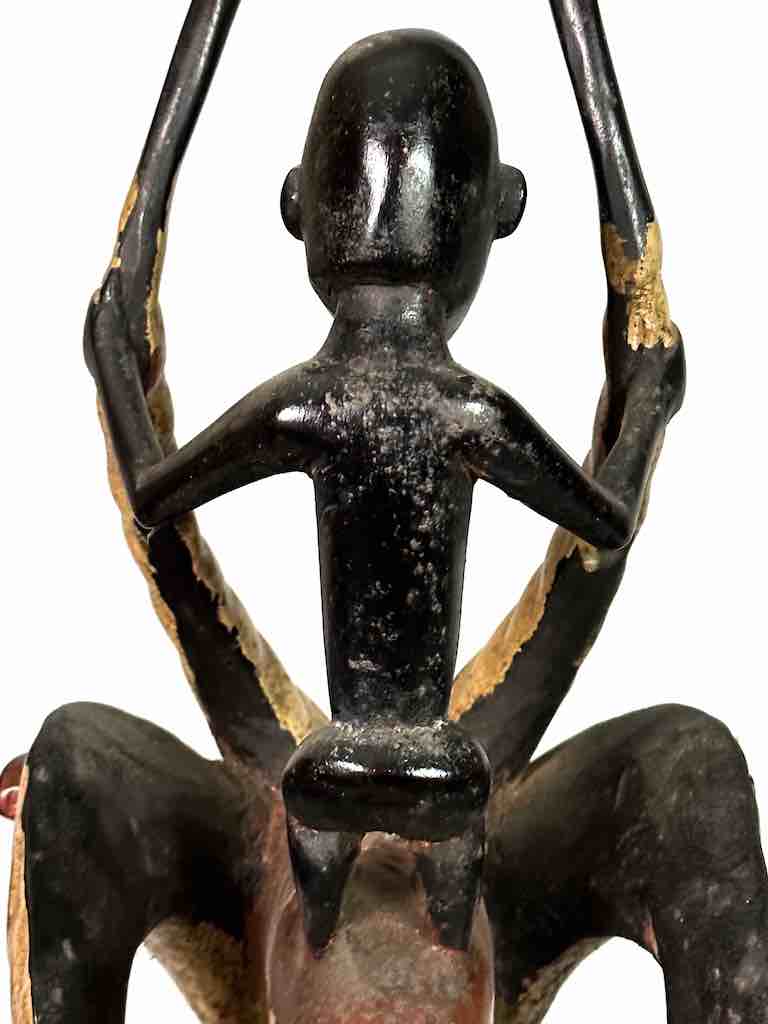 Guro Antelope and Man Ritual African Headdress - Ivory Coast