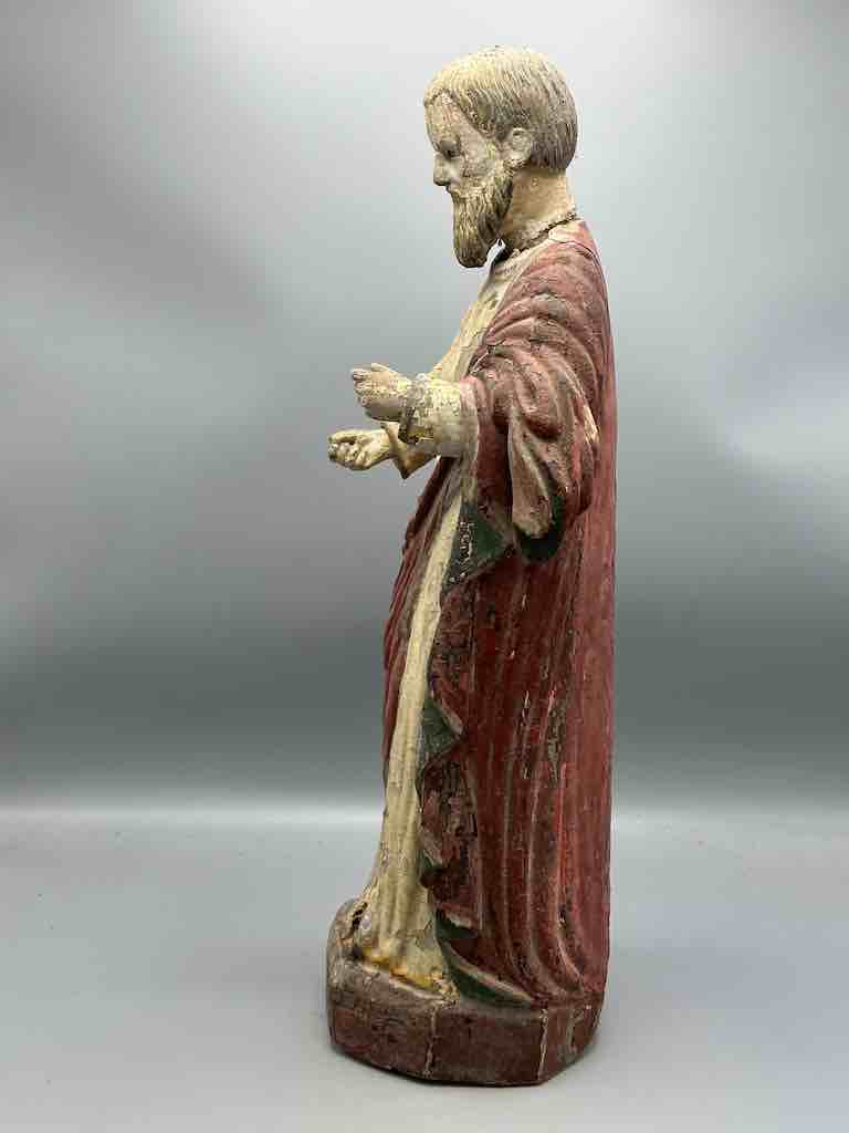 Antique Vietnamese Catholic Male Saint Figure